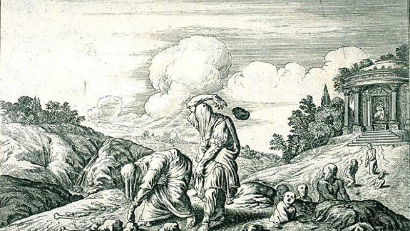 Tóm tắt truyện Deucalion và Pyrrha - Hành trình sinh tồn