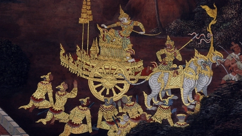 Tóm tắt truyện Ramakien - Thế giới thần linh và phàm trần