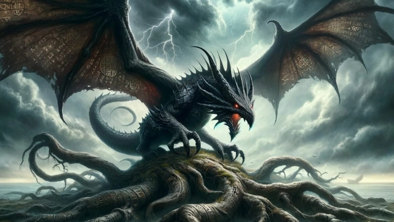 Tóm tắt truyện Rồng Nidhogg gặm rễ cây Yggdrasil
