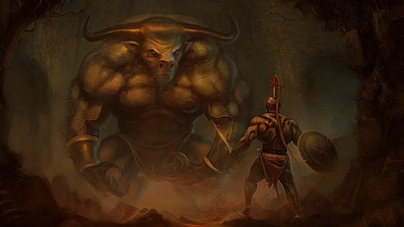 Tóm tắt chi tiết tác phẩm Theseus và mê cung Minotaur