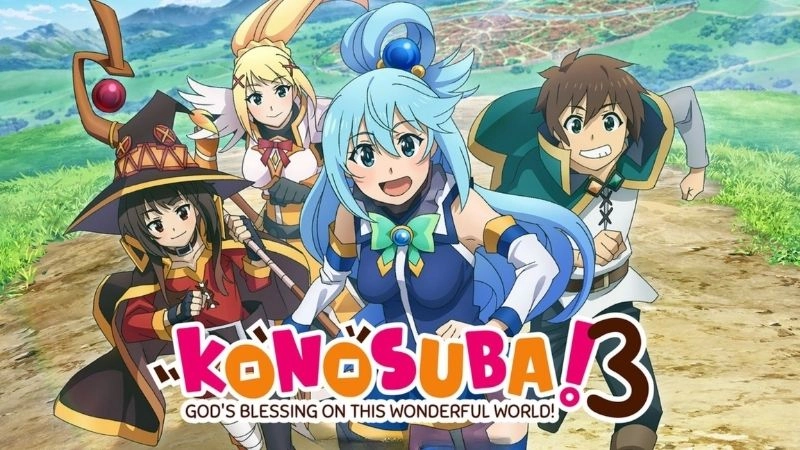 Konosuba thế giới isekai lầy lội siêu hài hước