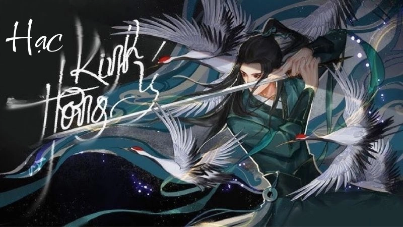 Hạc Kinh Hồng tung cánh giữa trời u ám