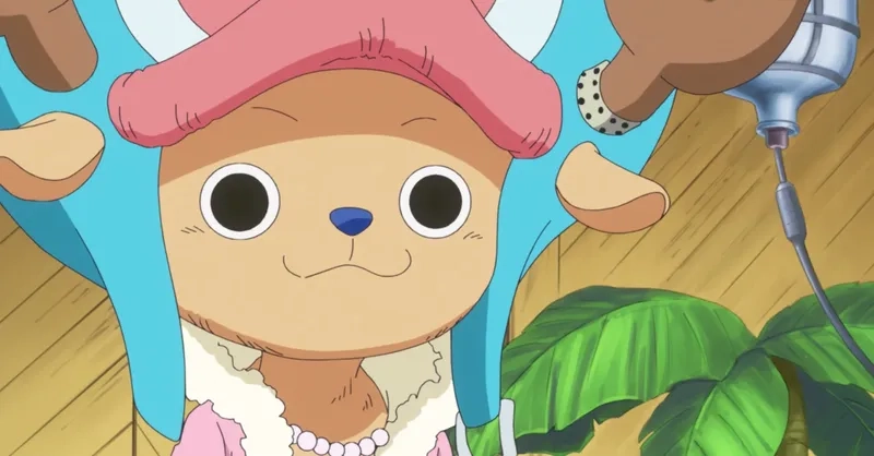 Chopper cute với nụ cười rạng rỡ và ánh mắt đầy trìu mến