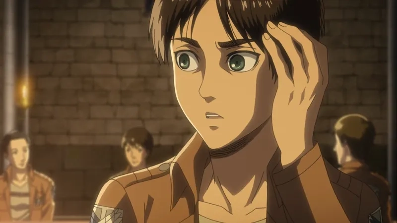 Eren Yeager đến từ anime Attack on Titan, là nhân vật trung tâm của toàn bộ câu chuyện. Sở hữu sức mạnh Titan cùng khát vọng tự do mãnh liệt