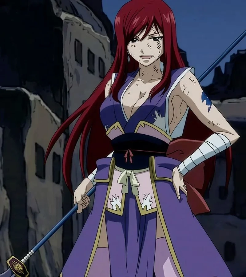 Erza Scarlet nữ pháp sư mạnh mẽ trong Fairy Tail