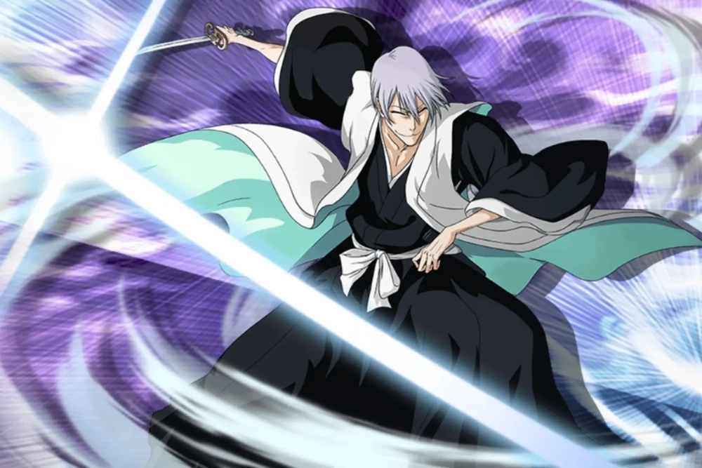 Gin Ichimaru nổi bật với nụ cười bí ẩn và phong thái lạnh lùng