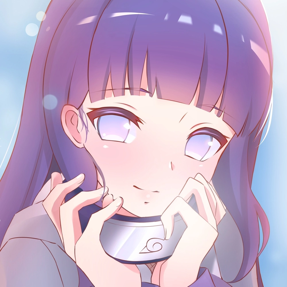 Vẽ Hinata Hyuga minh họa sống động và chi tiết