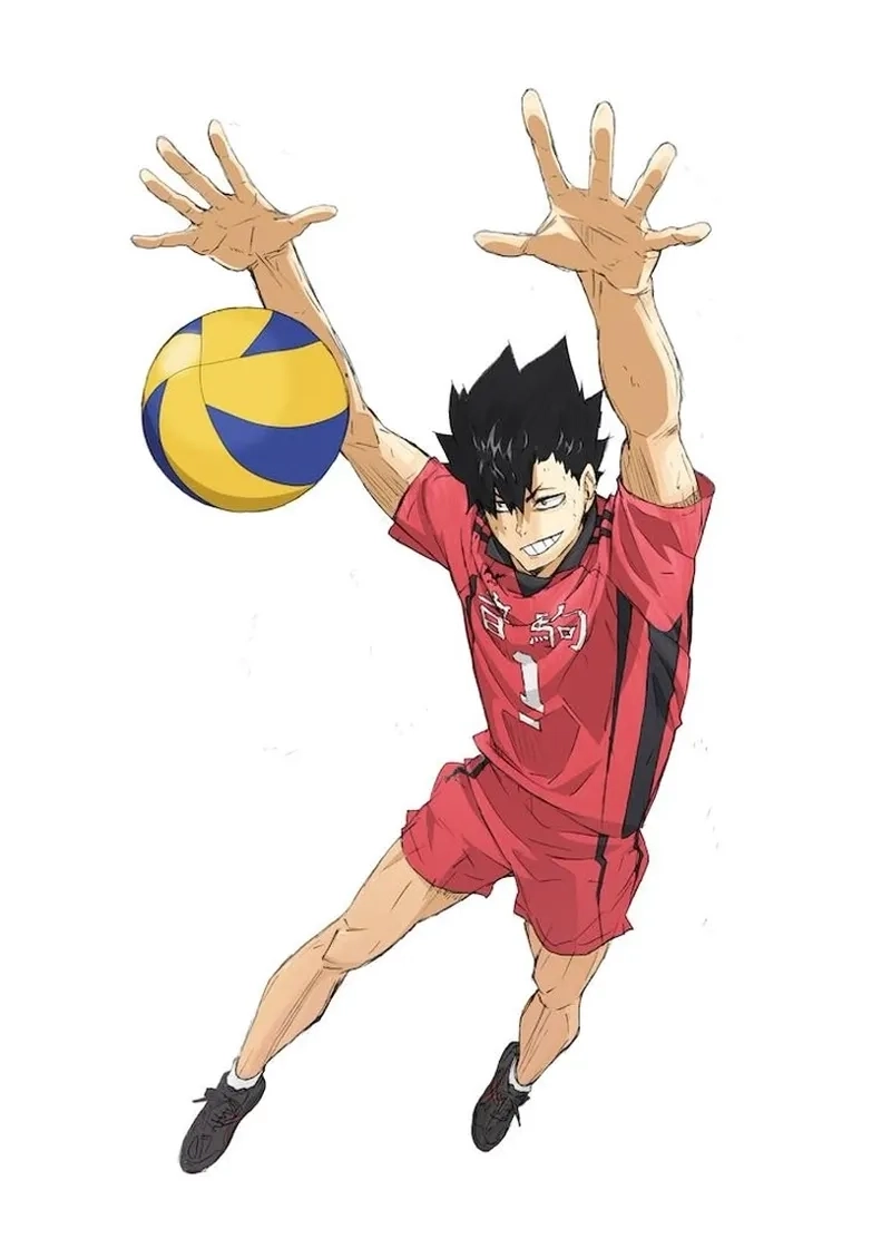 Kuroo Tetsurou là đội trưởng Nekoma trong Haikyuu