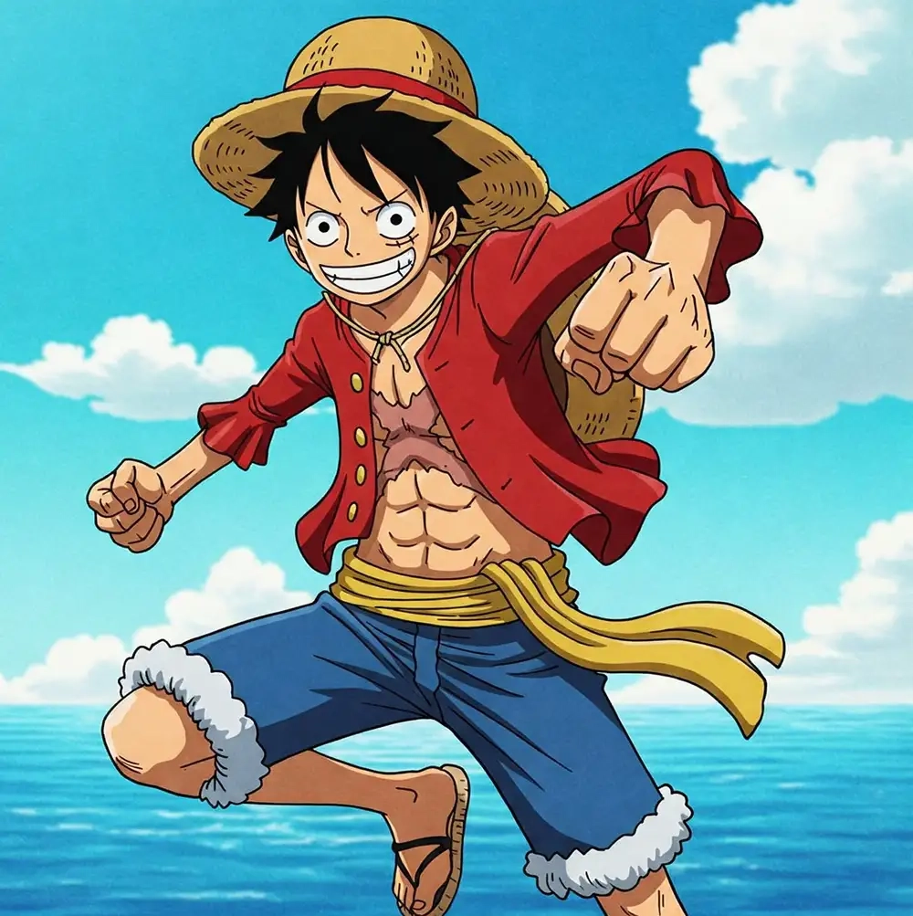 Cảm nghĩ về nhân vật Luffy  với Cảm nghĩ về nhân vật Luffy 