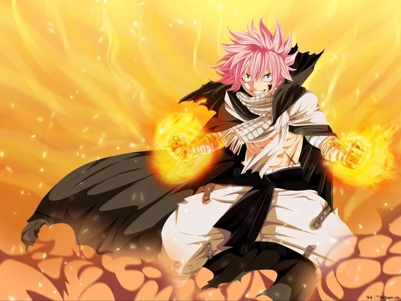 Anime Natsu Dragneel hình ảnh sống động và cuốn hút fan