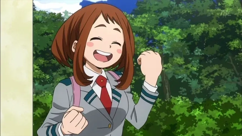 Ochako Uraraka là cô gái sở hữu năng lực Zero Gravity độc đáo 