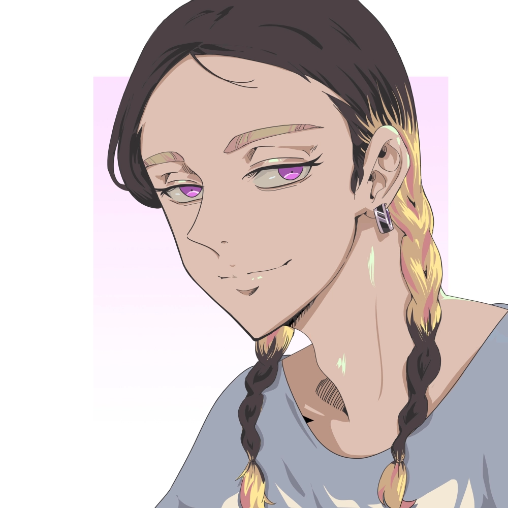 Ran Haitani fanart tái hiện hình ảnh cá tính và ngầu