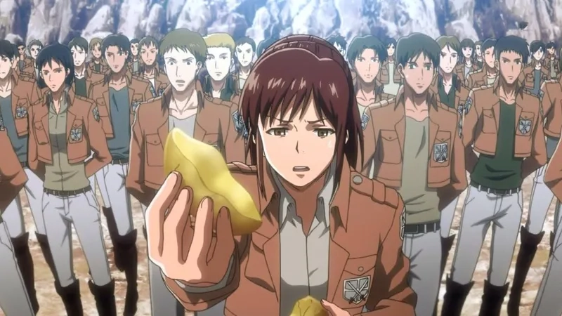 Attack on Titan Sasha biểu tượng của sự lạc quan