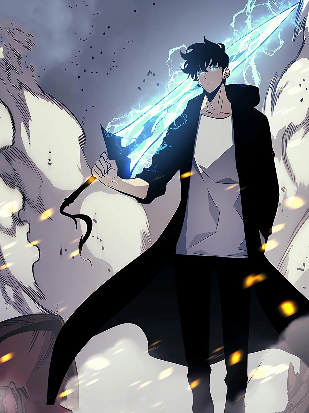 Sung Jin Woo manhwa nhân vật trung tâm Solo Leveling