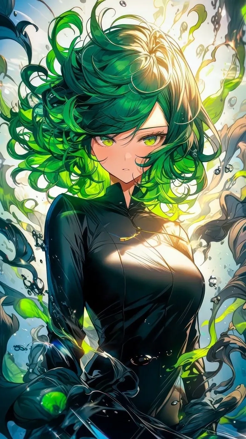 Tatsumaki body hình thể nhỏ nhắn nhưng đầy năng lực