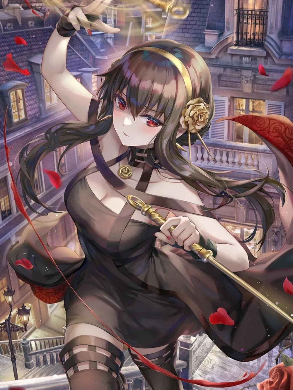 Yor anime khắc họa vẻ đẹp quyến rũ và sát khí ngầm