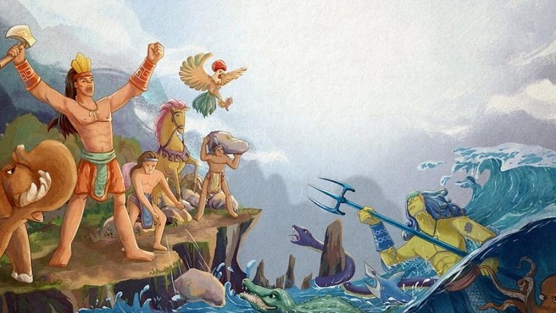 Tóm tắt Sơn Tinh Thủy Tinh với cuộc chiến khốc liệt