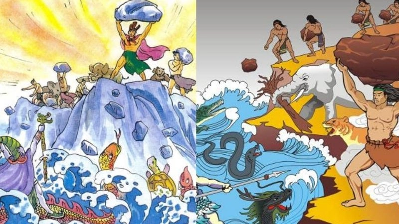 Cảm nghĩ cá nhân khi đọc Sơn Tinh Thủy Tinh