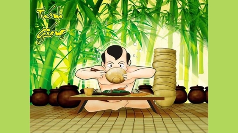 Tóm tắt Thánh Gióng với chiến công hiển hách