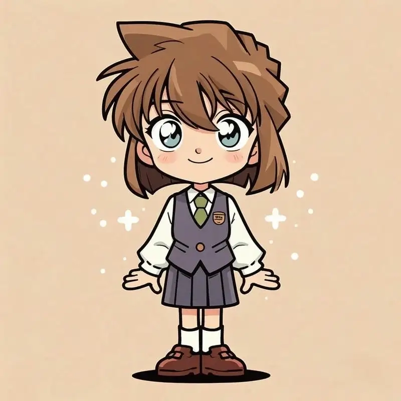 Chiêm ngưỡng Hình vẽ Ai Haibara chibi nổi bật