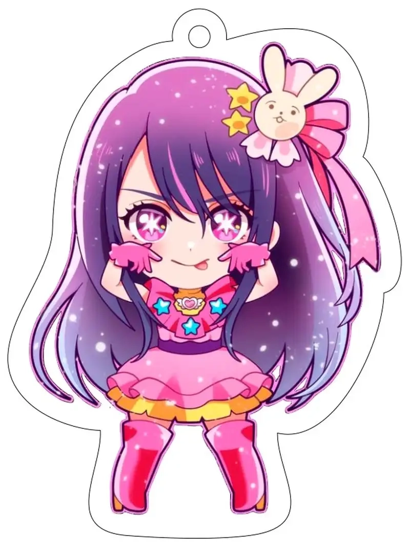 Trang trí máy tính với wallpaper chibi Ai Hoshino