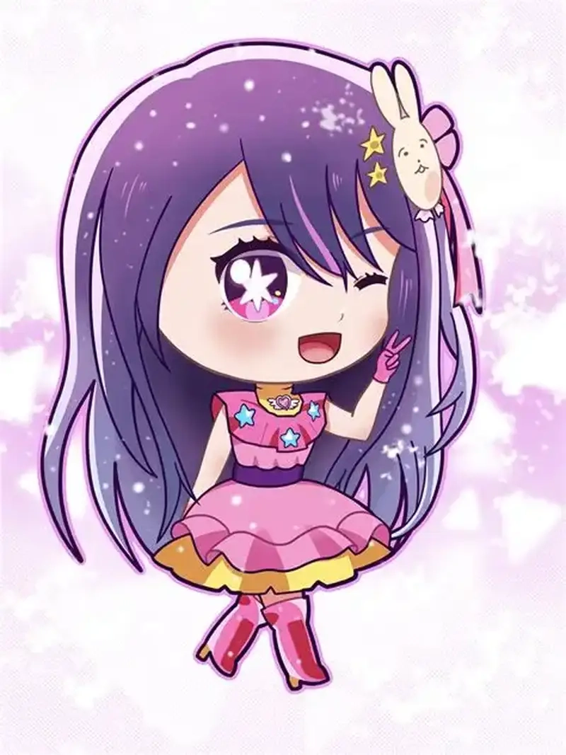 Khám phá Ảnh chibi Ai Hoshino dễ thương nhất