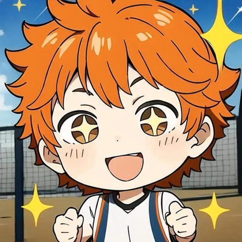 Sự sáng tạo trong Chibi Hinata Shōyō fanart thật độc đáo