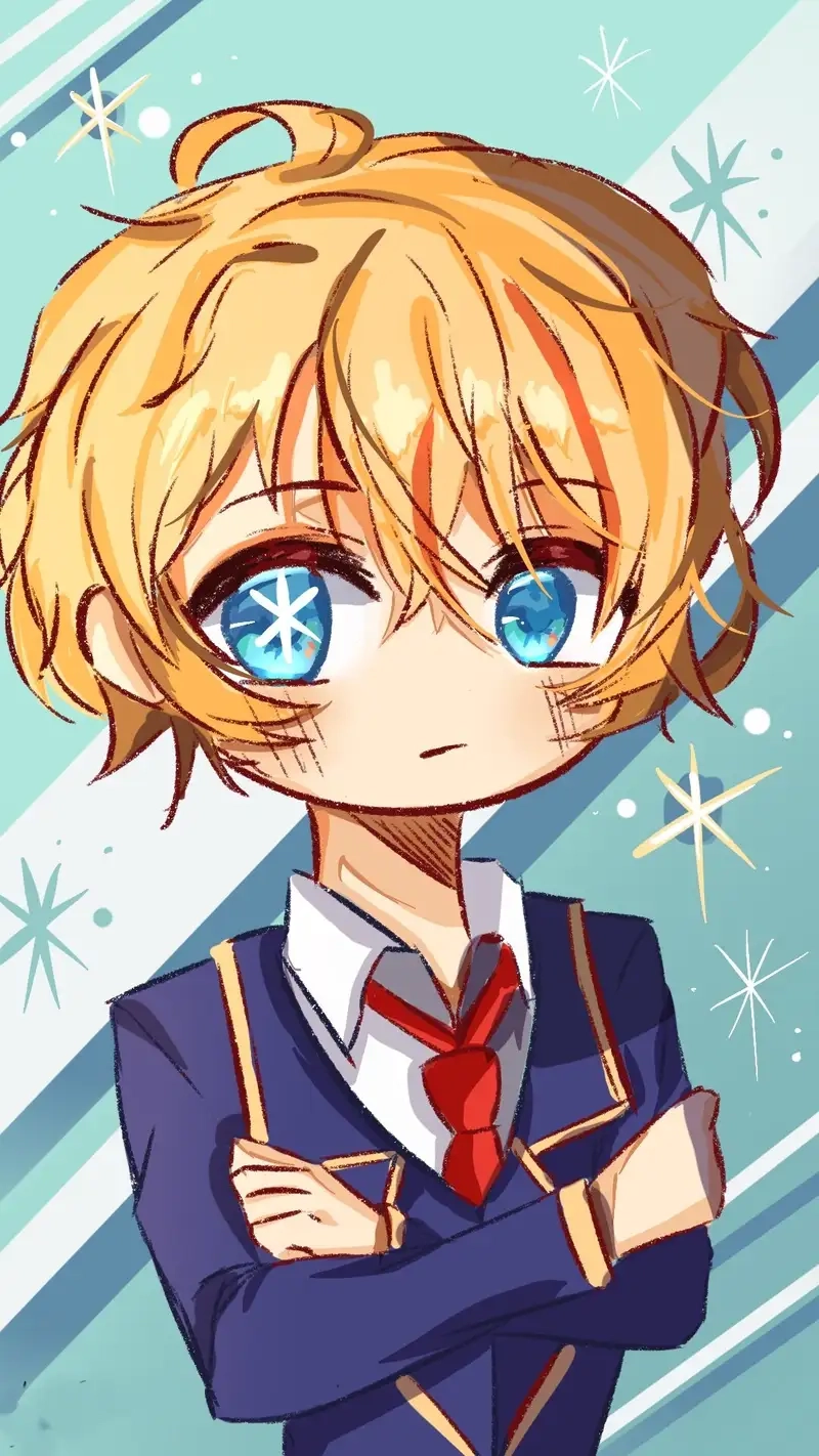 Sở hữu chibi Aqua Hoshino vector sắc nét