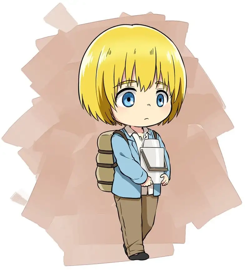Tải ngay hình chibi Armin Arlert png chuẩn chất lượng