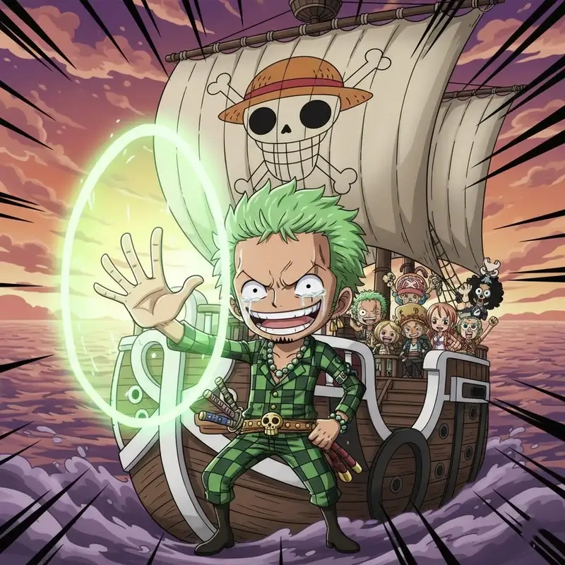 Cảnh vui nhộn Bartolomeo và Luffy cực hài hước