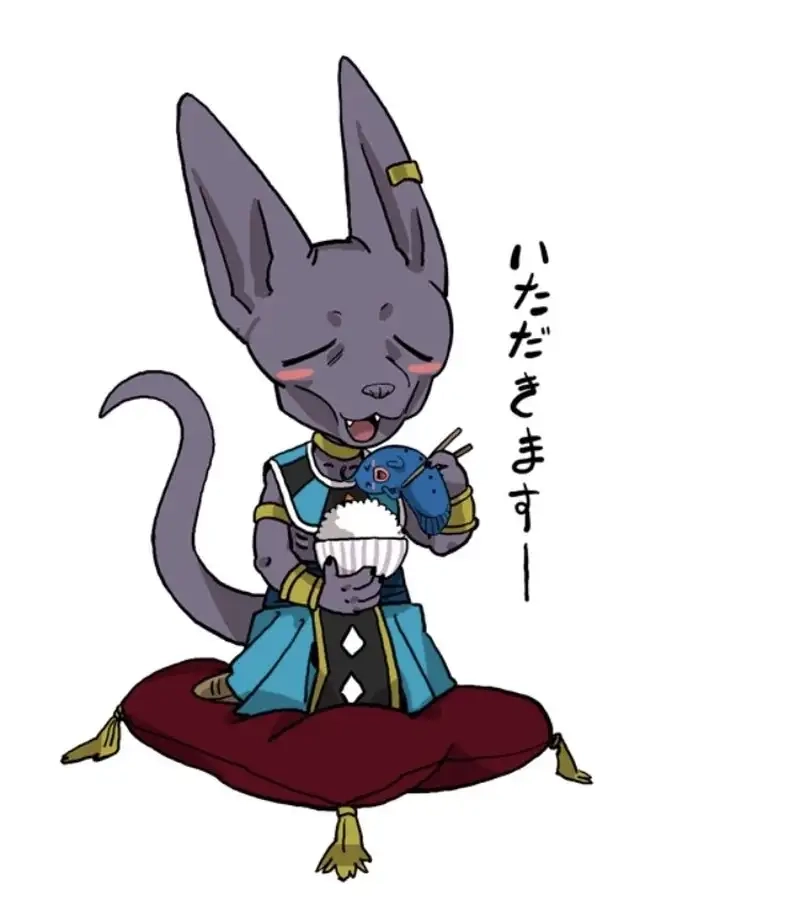 Chiêm ngưỡng Hình vẽ Beerus phong cách chibi đáng yêu