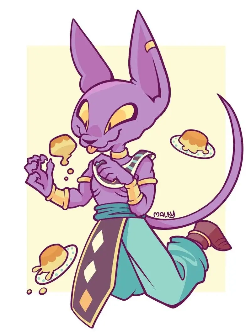 Thưởng thức Beerus Naruto chibi hóa ngộ nghĩnh