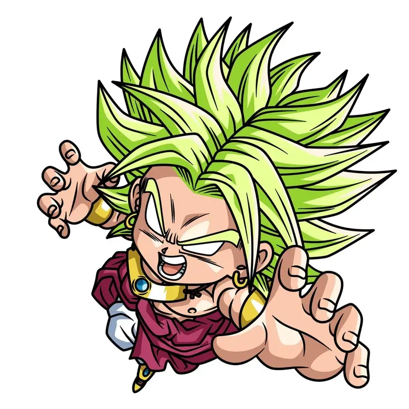 Chiêm ngưỡng Broly Naruto chibi dễ thương siêu cute
