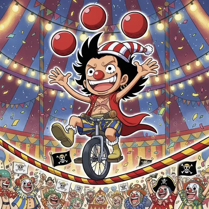 Chiêm ngưỡng Buggy chibi fanart sáng tạo đầy màu sắc từ cộng đồng