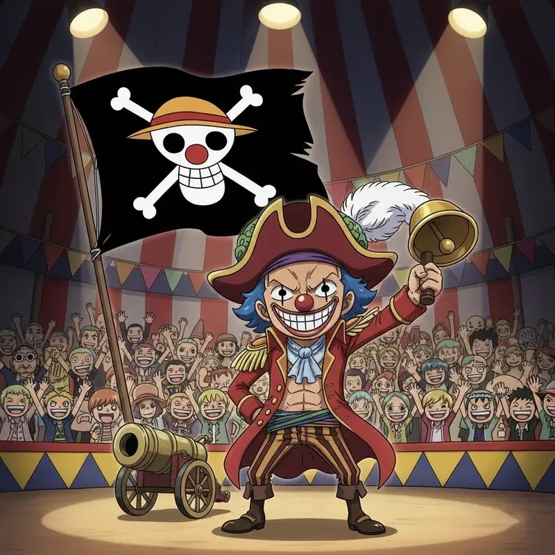 Khám phá Buggy chibi anime siêu dễ thương đậm chất One Piece