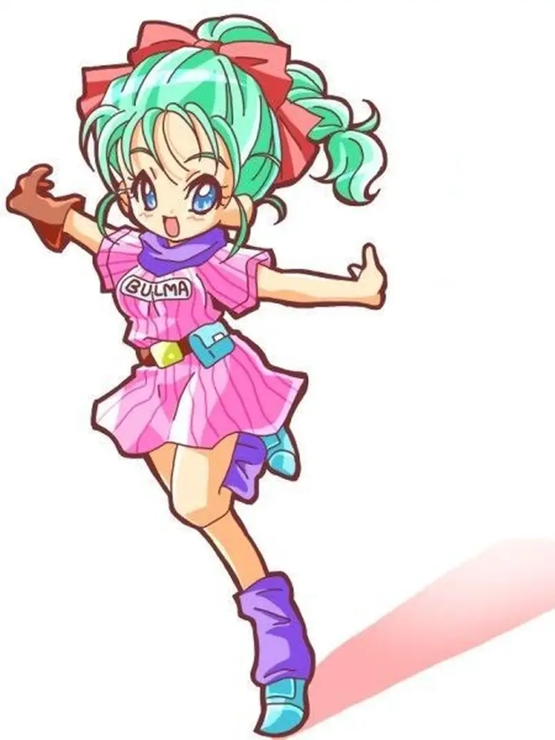 Xem ngay ảnh chibi Bulma Naruto dễ thương cực kỳ đáng yêu