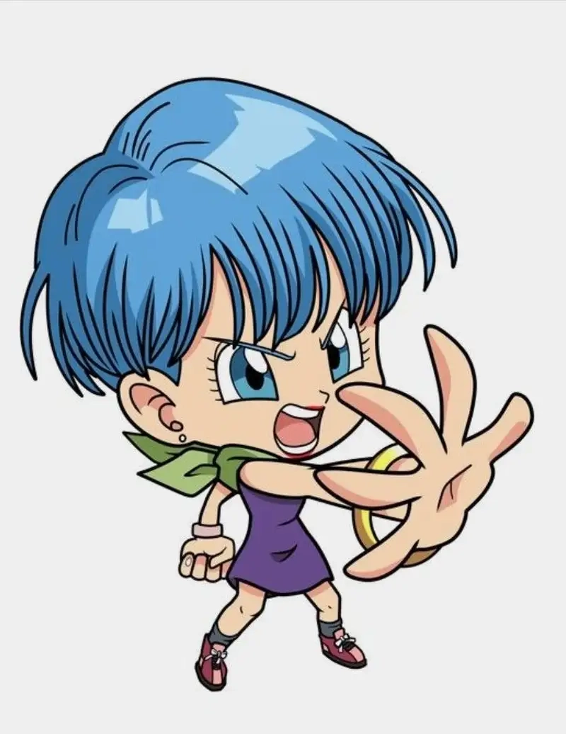 Chiêm ngưỡng chibi Bulma Naruto fanart sáng tạo và cute