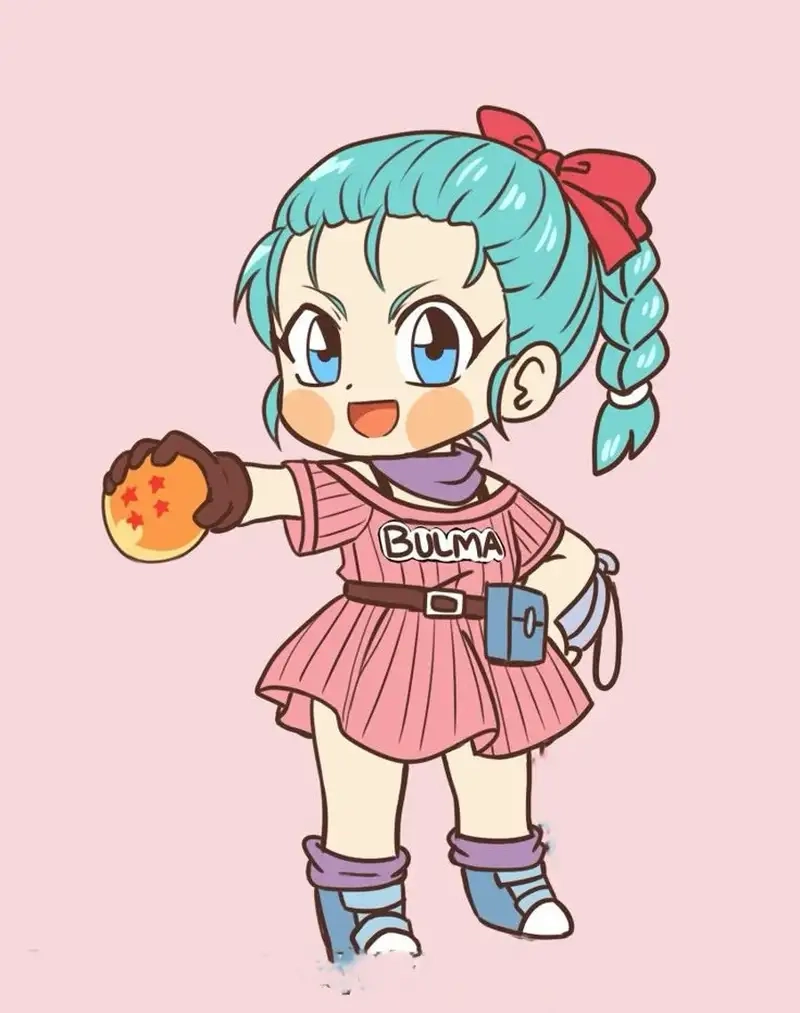 Trải nghiệm Bulma anime Naruto chibi phong cách Nhật Bản