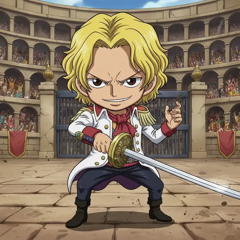 Hình Cavendish chibi one piece đẹp mê ly