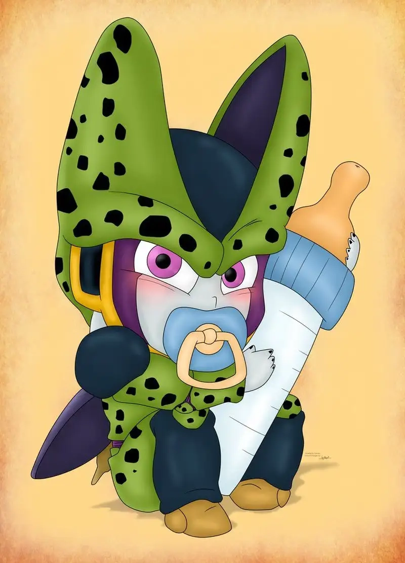 Tận hưởng Cell Dragon Ball chibi vui nhộn