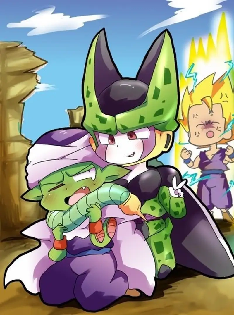 Chiêm ngưỡng Cell Dragon Ball anime chibi dễ thương
