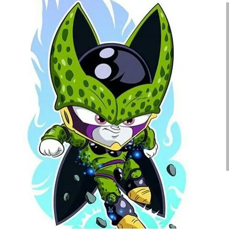 Đắm chìm Cell Dragon Ball GT chibi sinh động
