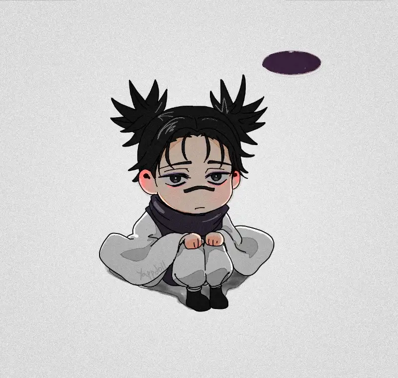 Ảnh chibi Choso cute ngất ngây lòng
