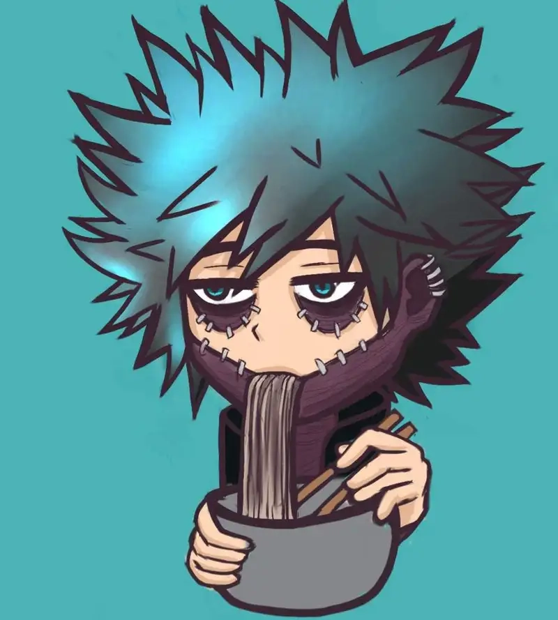 Thêm màu sắc với Ảnh chibi Dabi sống động