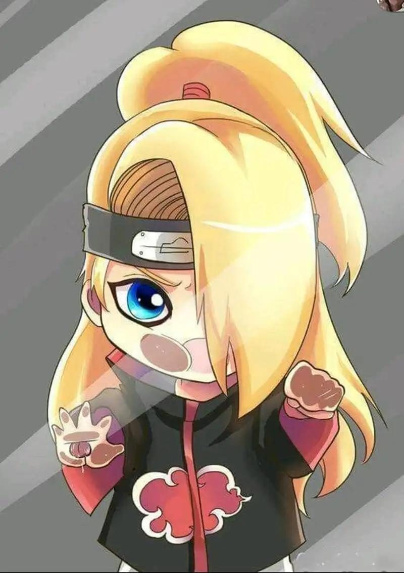Khám phá Deidara chibi Naruto anime sống động