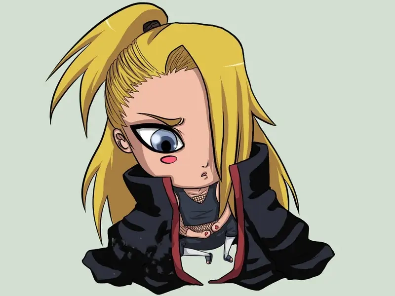 Ngắm Ảnh chibi Deidara độc đáo và sáng tạo