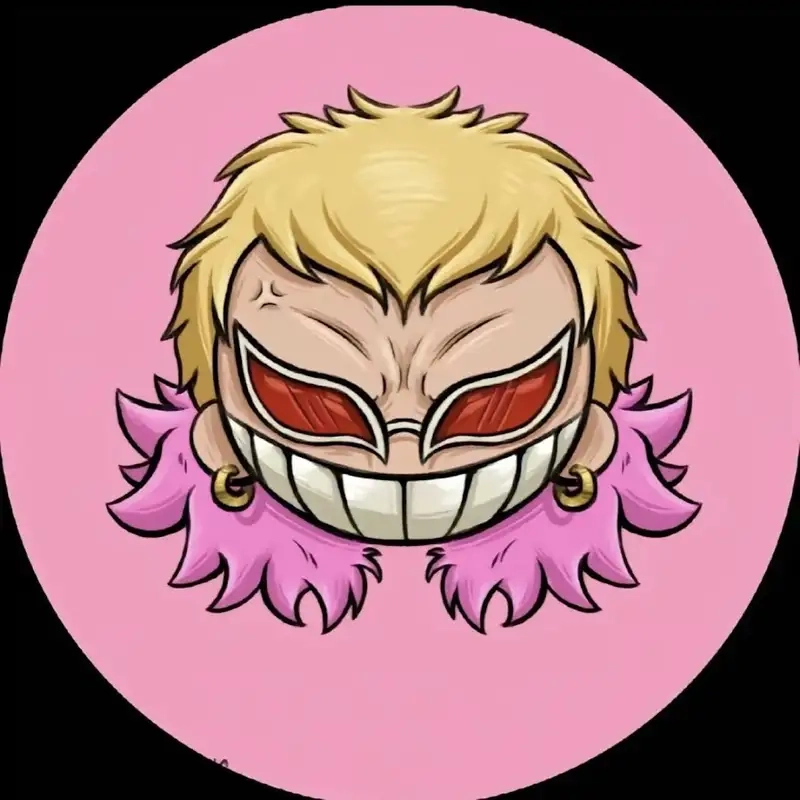Ngắm donquixote doflamingo chibi lạnh lùng cuốn hút