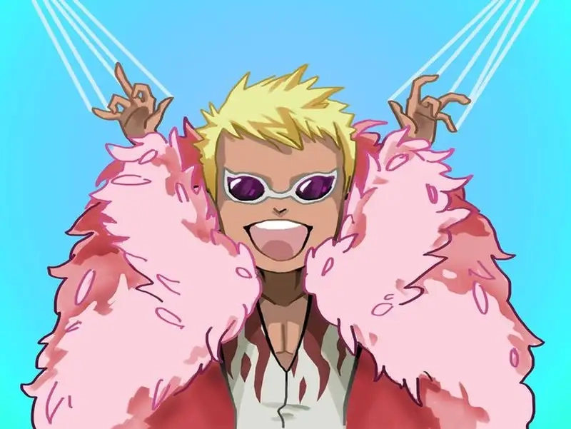 Ảnh chibi Donquixote Doflamingo sức mạnh tuyệt đỉnh là như thế nào