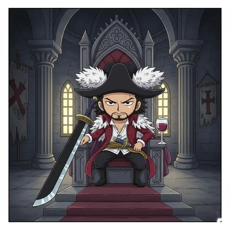 Ngắm Dracule Mihawk baby đáng yêu khó cưỡng