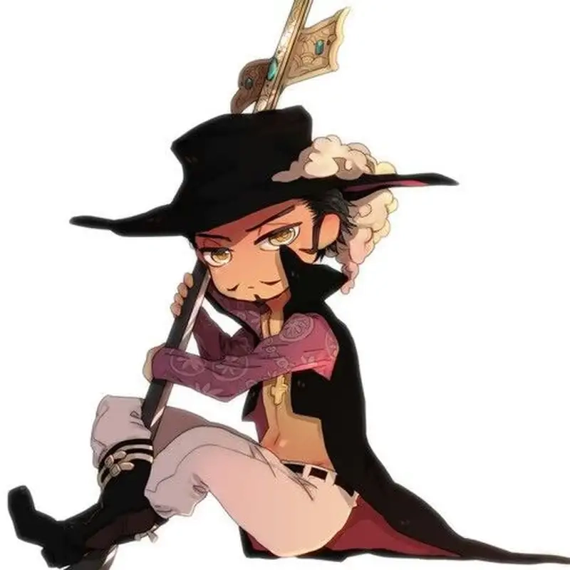 Cùng xem Dracule Mihawk đáng yêu trong tạo hình chibi